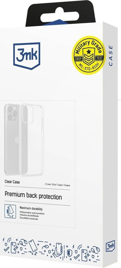 Këllëf telefoni 3MK Clear Case për Samsung Galaxy S24 FE S721, TPU, transparent