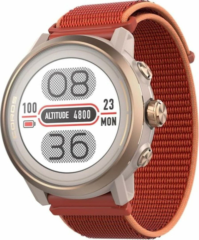 Ora sportive Coros APEX 2 Premium, GPS, multisport, koral me të zezë