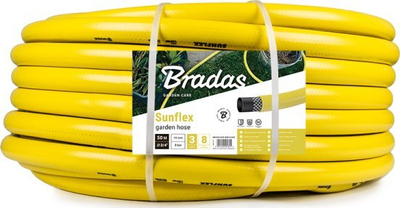 Zorrë kopshti Bradas Sunflex, 3/4", 50m, e verdhë