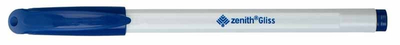 Хемиско пенкало со мастило Zenith Gliss, врв 0.5 mm, сина боја, пакување 50 парчиња