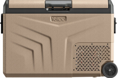 Frigorifer turistik me kompresor Yolco TCX50, 52L, Dual Zone, gri