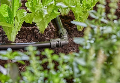 Lidhës këndor Gardena Micro Drip, 13 mm 1/2", i zi