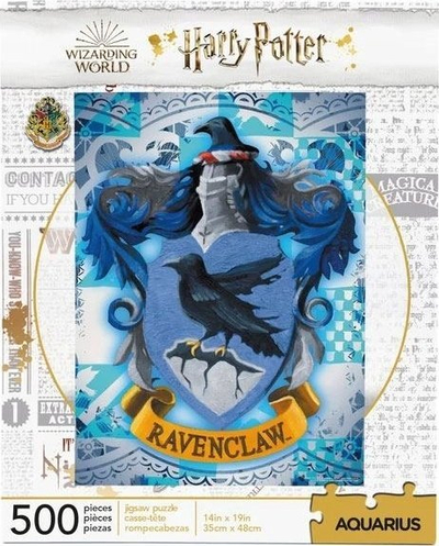 Puzzle Aquarius Harry Potter Ravenclaw Logo, 500 copa, 35x48cm, blu