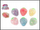 Lodër antistres Van Manen Squeeze Ball Strawberry, top luleshtrydhe 6 cm, me shkëlqim, shumëngjyrësh
