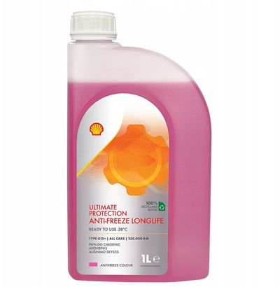 Antifriz Shell PAG74F Jaguar CMR 8229, G12+, 1L, i kuq