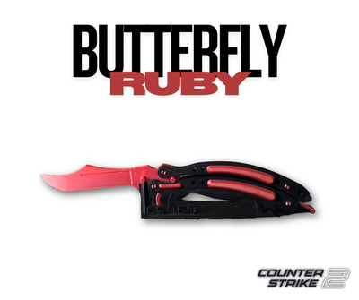 Thikë 3DPrintKS CS2/CS:GO - Butterfly Ruby