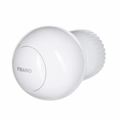 Termostat radiatori smart Fibaro Starter Pack 6028, Z Wave Plus EU, me bateri, i bardhë