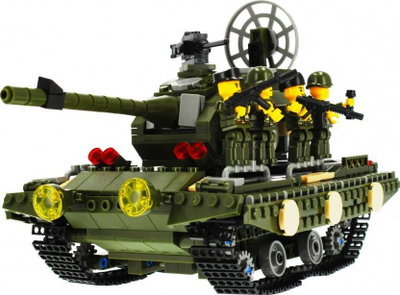 Set blloqesh Alle Blox Military Tank, 563 copa, 6+, jeshile