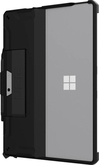 Mbulesë mbrojtëse Urban Armor Gear Scout për Microsoft Surface Pro 9, me stand të fut ndërtim, me rrip dore, e zezë