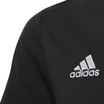Bluzë sportive për kalama Adidas Entrada 22, pambuk, jakë V, e zezë