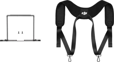 Set aksesorësh për DJI RC Plus, rrip shpatulle dhe mbajtëse beli, ngjyrë e zezë