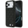 Kapak telefoni BMW M Shape Logo MagSafe për iPhone 17 Pro Max, eco leather, i zi