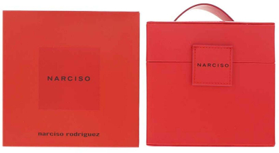 Kuti kozmetike Narciso Vanity Case 10054363, tekstil, e kuqe