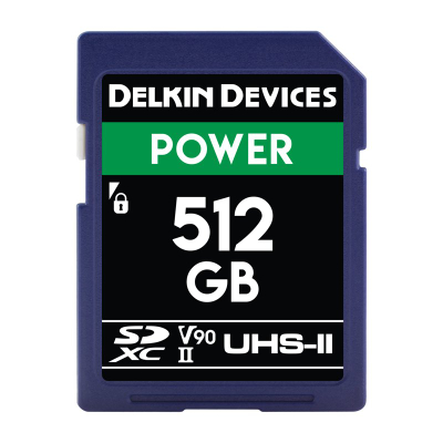 Kарта мемориска Delkin Devices Power, 512GB, SDXC UHS II U3 V90
