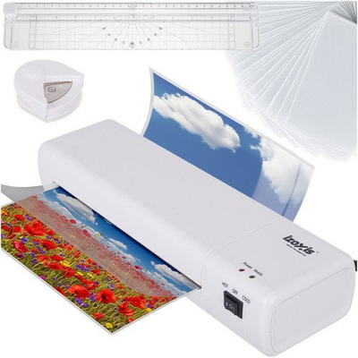 Laminator A4 Izoxis 25417, 4 në 1, laminim i nxehtë dhe i ftohtë, i bardhë