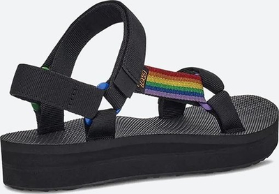 Sandale Teva Midform Universal Pride, platformë e mesme, rripa tekstil, shumëngjyrëshe