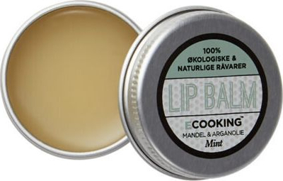 Balsam për buzë Ecooking Mint Lip Balm, që i mban buzët të buta e të hidratuara, me aromë mente