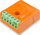 Marrës radio Proxima NMx FL Nice Flor, 433.92 MHz, 12–24V AC/DC, portokalli