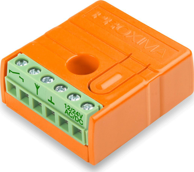 Marrës radio Proxima NMx FL Nice Flor, 433.92 MHz, 12–24V AC/DC, portokalli
