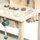 Set punëtori druri për kalamoj Atmosphera for Kids DIY Workbench Toy, gati 75cm, ngjyrë natyrale