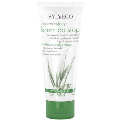 Krem këmbësh Sylveco Regenerating, rigjenerues, hipolergjik, 75 ml