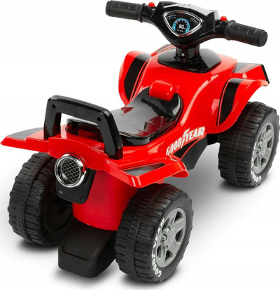 Automjet lodër për fëmijë Goodyear Quad Toyz, 1 3 vjeç, i kuq