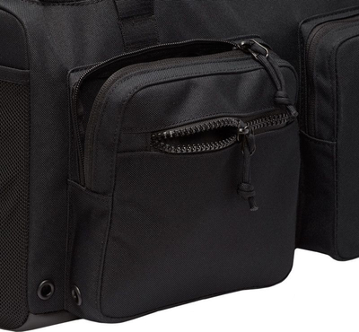 Çantë sportive Nike Utility Power Duffel, me shumë ndàrje, rrip supi i rregullueshëm, e zezë