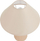 Lampë tavoline NURIA Ceramic Sand, qeramike, abazhur liri, bezhë