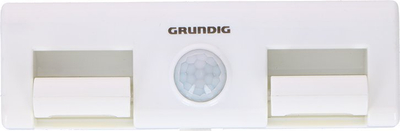 Lampë murale Grundig, dyshe, sensor lëvizjeje, e bardhë