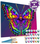 Set pikturimi Splat Planet Butterfly, me numra, kanavacë 40 x 30 cm, shumëngjyrësh