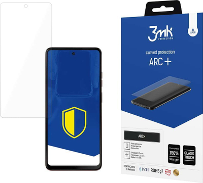 Folie mbrojtëse ekrani 3MK Arc+ për Moto G34 5G, transparente