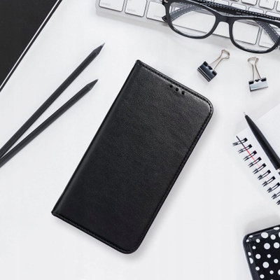 Këllëf portofol Smart Magneto për Xiaomi Redmi Note 13 4G, me magnet, me stand, i zi