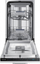 Вградлива машина за садови Самсунг DW50R4070BB, 45 cm, 10 сервиси, бела