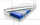 Dyshek Belliani Luxus Memory Foam me susta xhepi, 180 x 200 cm, fortsi mesatare, i bardhë