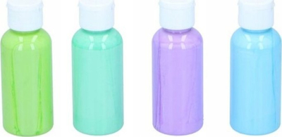 Set bojëra akrilike Artico Pastel, 4 ngjyra, tuba 80 ml, shumëngjyrëshe
