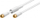 Kabllo SAT Wentronic Goobay 67297, i sheshtë, 7.5 m, i bardhë