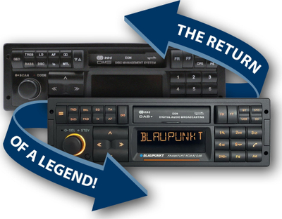 Radio veture Blaupunkt Frankfurt RCM 82 DAB, Bluetooth, USB Aux microSD, vintage