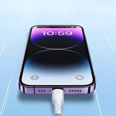 Kabllo karikimi Joyroom Flash-Charge Series SA26-CL3, USB-C në Lightning, 30W, 1m, e zezë