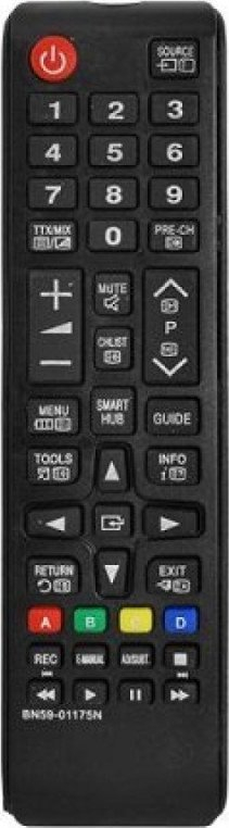 Telekomandë TV HQ LXP1175N, që i shkon për shtat Samsung BN59-01175N, me Smart Hub, e zezë