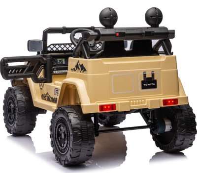 Makina elektrike për kalamoj Toyota FJ Cruiser, 4x4, me telekomandë, bezhë