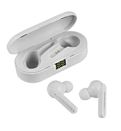 Kufje pa tela Esperanza EH230W, True Wireless Stereo TWS, in ear, të bardha