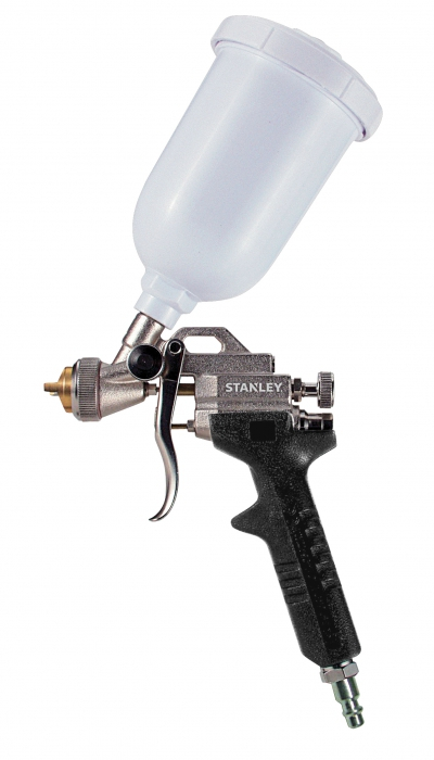Pistoletë lyerje Stanley Precision Airbrush, depozitë 0.25L, hundë 0.5mm, e zezë