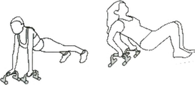 Doreza për pompa XQmax Push Up Stands, set me 2 copë, çelik me shkumë EVA, ngjyrë e zezë