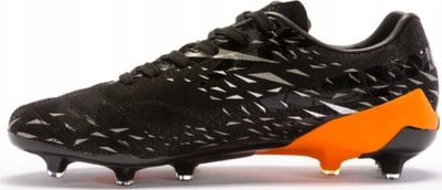 Këpucë futbolli Joma Evolution Cup 2301 FG M, për fushë me bar natyral, me kapësa fiks, të zeza