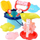 Set lodrash rëre Colorful Sand Animals ZA4351, 7 pjesë, për plazh dhe kopsht, shumëngjyrësh