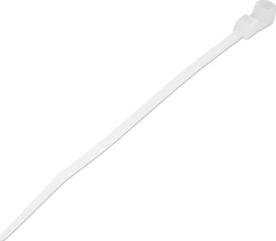 Врски за кабли StarTech.com, 10 cm, сет 100 парчиња, бели
