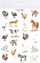 Tatuazhe të larshme Mama Maluje Farm Animals, fletë 14x19 cm, me ngjyra të ndryshme