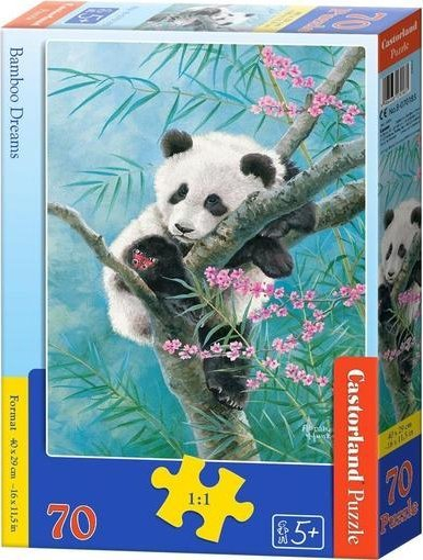 Puzzle Castorland Bamboo Dreams, 70 copa, për fëmijë