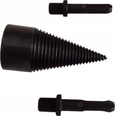 Spiralë për çarje druri Falon Tech STONER, 32mm, me adapter 1/4" dhe SDS Plus, e zezë