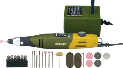 Vegël rrotulluese Proxxon MICROMOT 60/E Starter Set, 12V, 5000 20000 rpm, jeshile